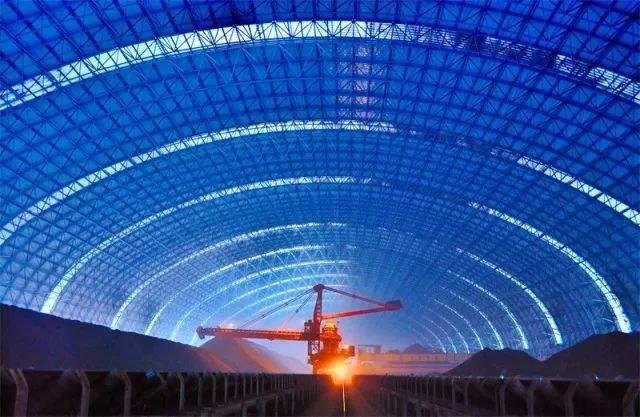 崇明亿优钢构工程师为您解析原料场封闭技术的特点和类型