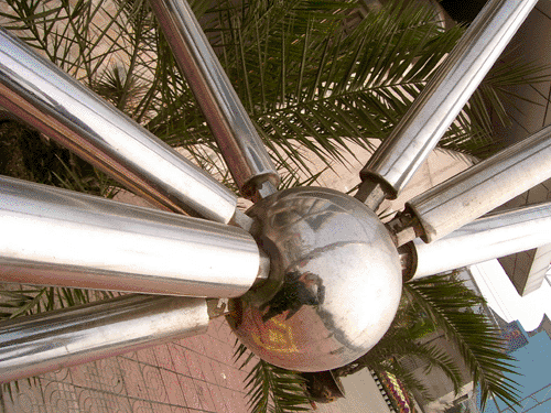 崇明不锈钢螺栓球网架